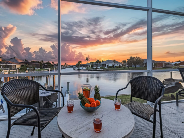 Luxury Villa in Southwest Florida with Heated Pool & Canal Views
